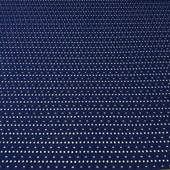 Tecido Lese Bordada Azul Navy • Conexão Tecidos