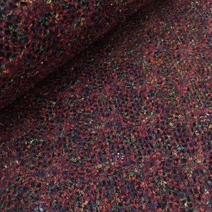 Tecido Malha Bouclé Vinho Noturno • Conexão Tecidos 2