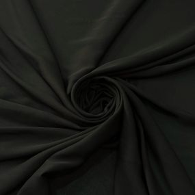 Tecido Georgete De Seda Liso Marrom Black • Conexão Tecidos