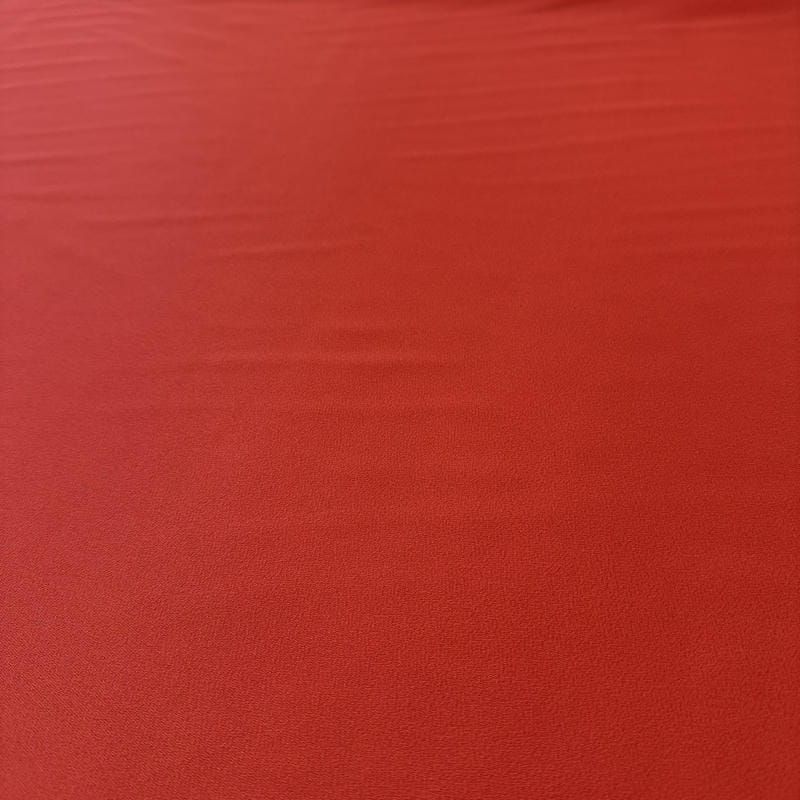 Tecido Crepe Patou Coral Alaranjado • Conexão Tecidos