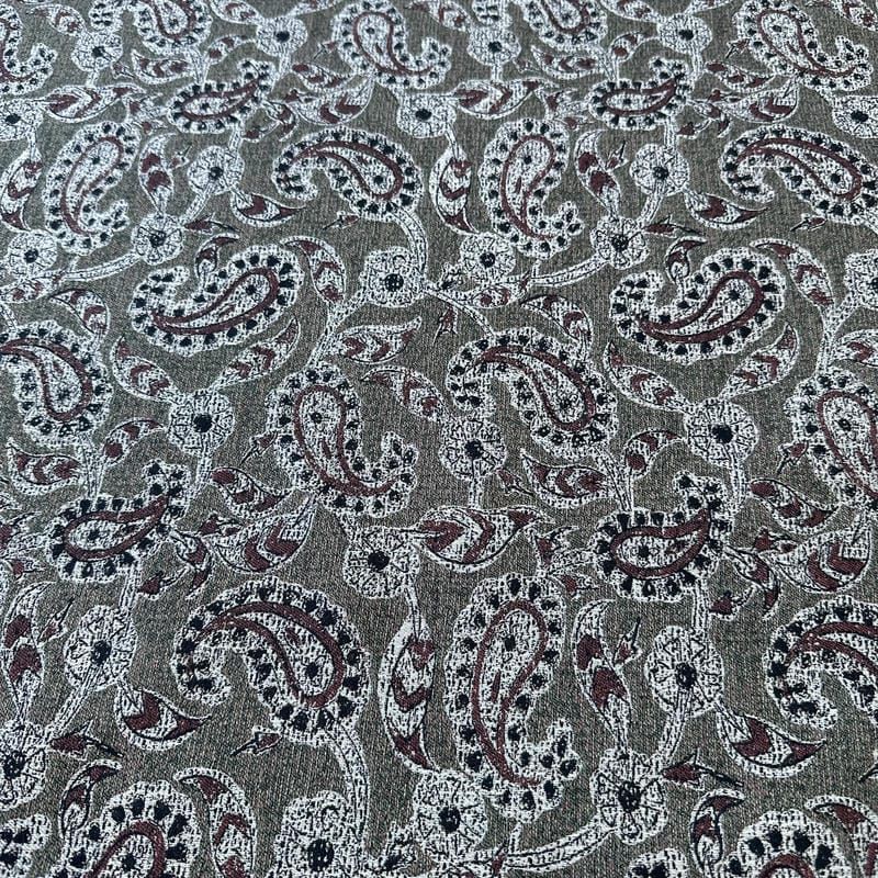 Tecido Jacquard Algodão Paisley Imperial • Conexão Tecidos
