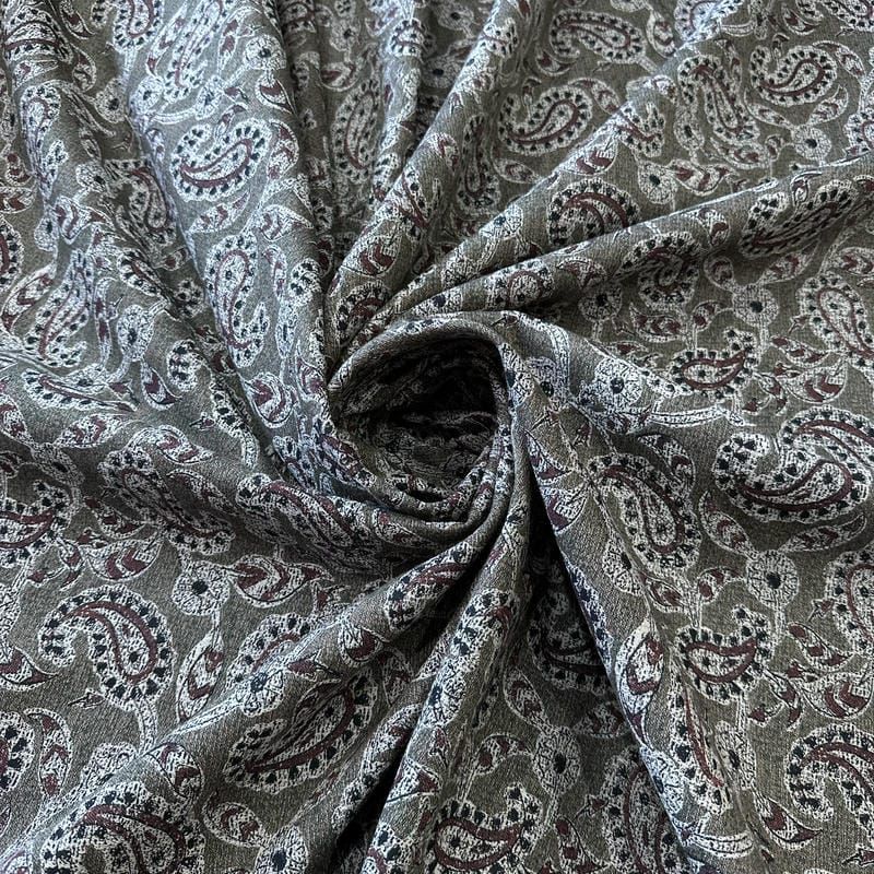Tecido Jacquard Algodão Paisley Imperial • Conexão Tecidos