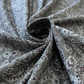 Tecido Jacquard Algodão Paisley Imperial • Conexão Tecidos 2