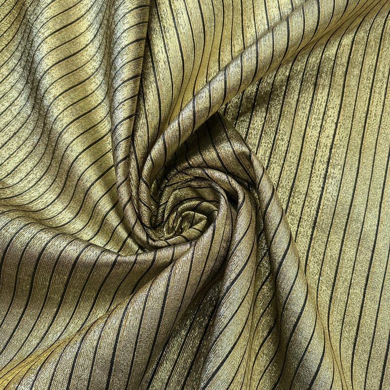 Tecido Lurex Dourado Coenizado • Conexão Tecidos