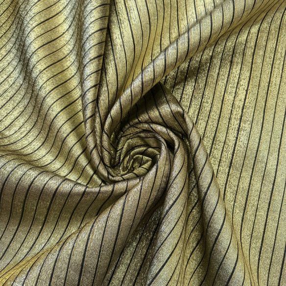 Tecido Lurex Dourado Coenizado • Conexão Tecidos