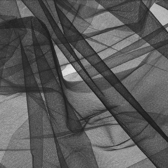 Tecido Tule Ilusion Preto • Conexão Tecidos