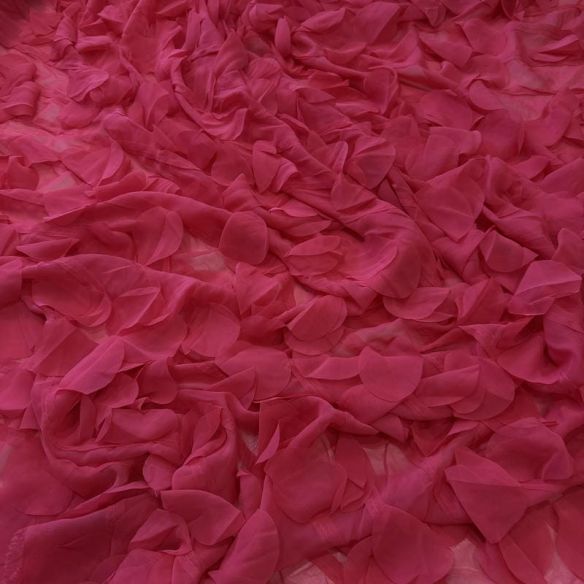 Tecido Musseline Lisa Pétalas Rosa • Conexão Tecidos