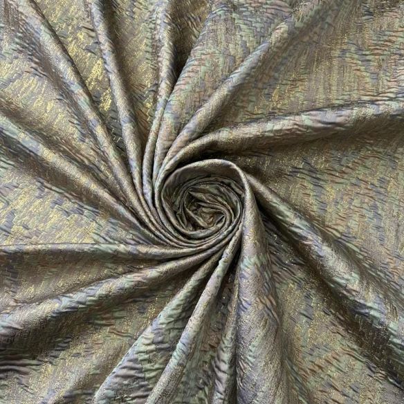 Tecido Jacquard Metalizado Lavanda • Conexão Tecidos
