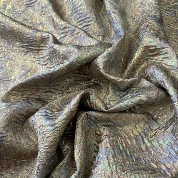 Tecido Jacquard Metalizado Lavanda • Conexão Tecidos