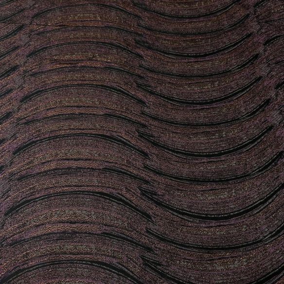 Tecido Jacquard Ondas Bronze • Conexão Tecidos