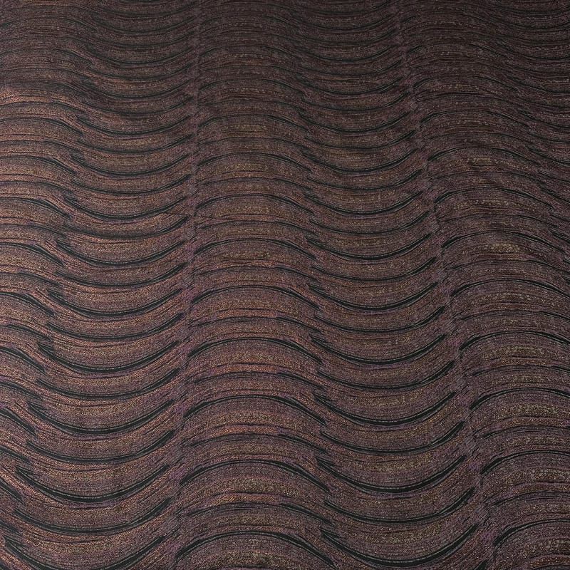 Tecido Jacquard Ondas Bronze • Conexão Tecidos