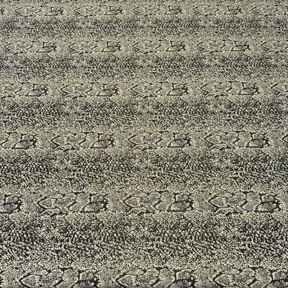Tecido Jacquard Cobra Dourado e Preto • Conexão Tecidos