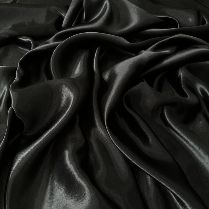 Tecido Crepe Premium Preto • Conexão Tecidos