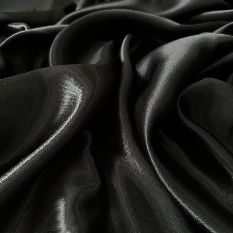 Tecido Crepe Premium Preto • Conexão Tecidos