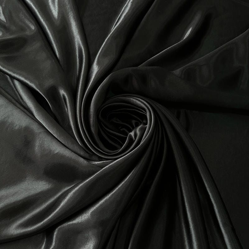 Tecido Crepe Premium Preto • Conexão Tecidos