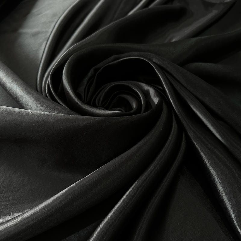Tecido Crepe Premium Preto • Conexão Tecidos