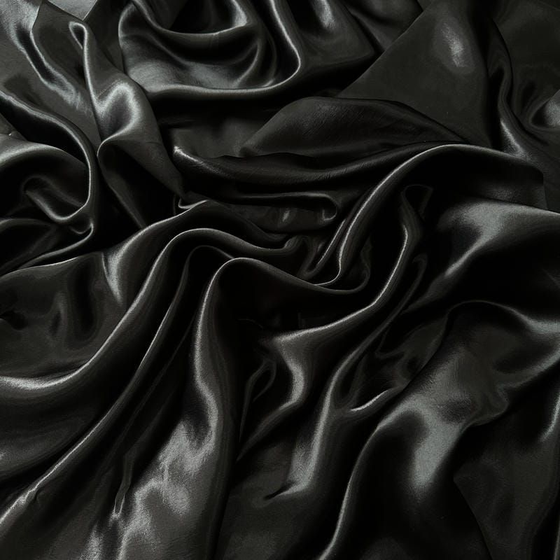 Tecido Crepe Premium Preto • Conexão Tecidos