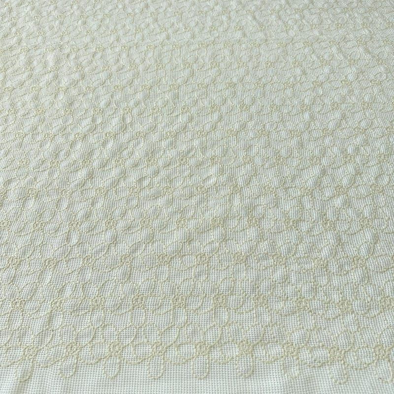Tecido Tela Bordada Natural Off White • Conexão Tecidos