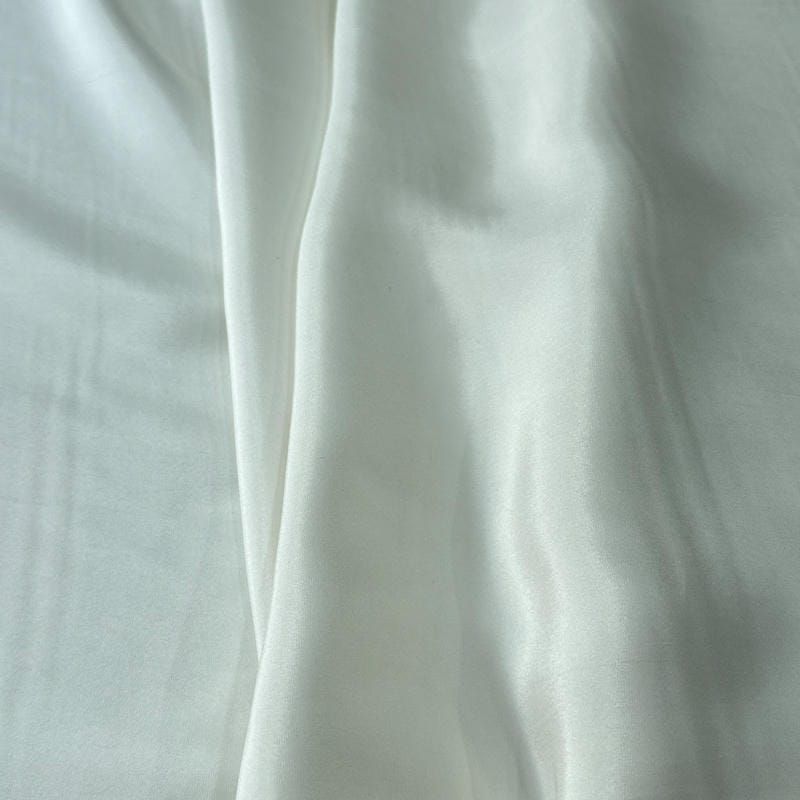 Tecido Palha De Seda Liso Off White • Conexão Tecidos