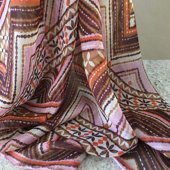 PALHA DE SEDA ESTAMPADA ETNIC • Conexão Tecidos