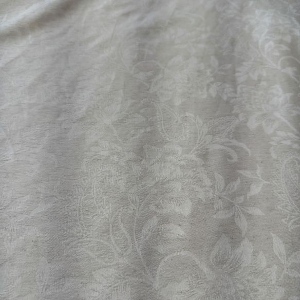 Tecido Linho Misto Jacquard Natural • Conexão Tecidos