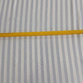 Tecido Viscose Estampada Listrada Azul Claro • Conexão Tecidos 2