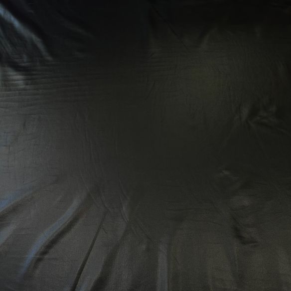 Tecido Malha Cirrê Premium Efeito Couro Preto • Conexão Tecidos