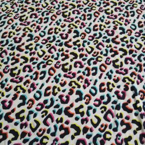 Tecido Viscose Estampada Oncinha Colors • Conexão Tecidos 2