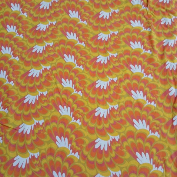 Tecido Viscose Estampada Samba Amarelo • Conexão Tecidos