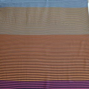 Tecido Viscose Estampada Listrado Colorido • Conexão Tecidos 2