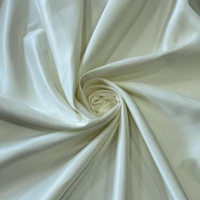 Tecido Cetim Bucol Liso Off White • Conexão Tecidos