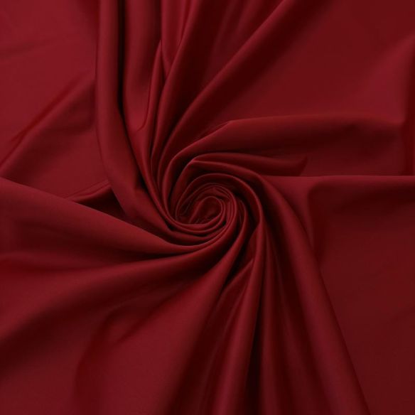 Tecido Cetim Bucol Liso Vermelho Bordô • Conexão Tecidos