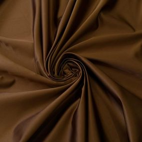 Tecido Cetim Bucol Liso Marrom Chocolate • Conexão Tecidos