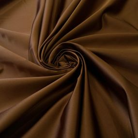 Tecido Cetim Bucol Liso Marrom Chocolate • Conexão Tecidos 2