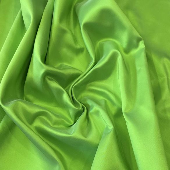 Tecido Cetim Bucol Liso Verde Limão • Conexão Tecidos