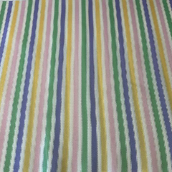 Tecido Tafetá Toque de Seda Listrado Candy Color • Conexão Tecidos
