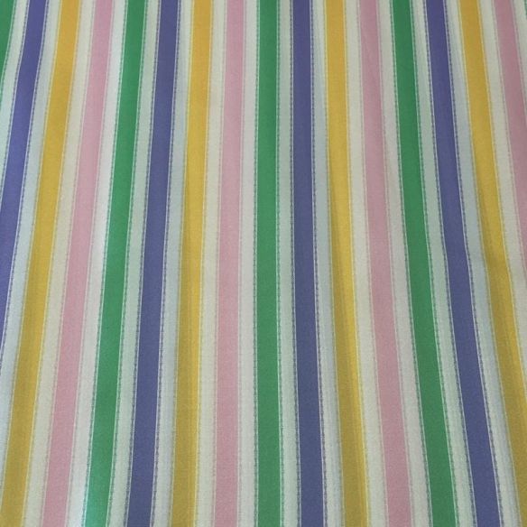 Tecido Tafetá Toque de Seda Listrado Candy Color • Conexão Tecidos