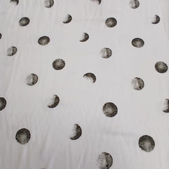 Tecido Viscose Estampada Fases da Lua • Conexão Tecidos