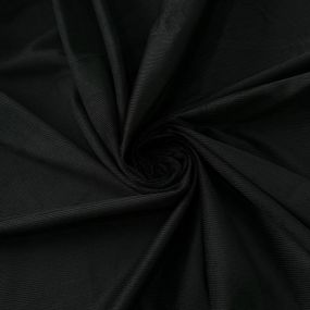 Tecido Veludo Cotelê Preto • Conexão Tecidos