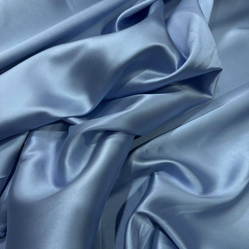 Tecido Zibeline Liso Azul Serenity • Conexão Tecidos