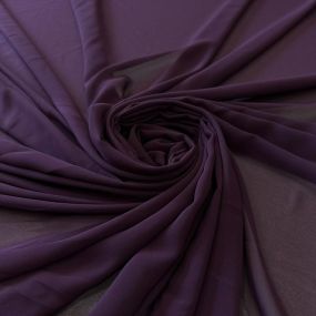 Tecido Musseline Lisa Roxo Berinjela • Conexão Tecidos 2