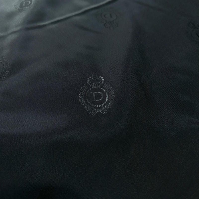 Tecido Alpaseda Liso Preto Timbrado DSL • Conexão Tecidos