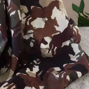 Tecido Crepe de Chine Estampado Horse • Conexão Tecidos 2