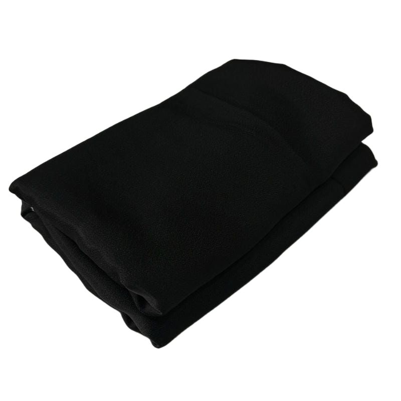 Final de Peça Crepe Patou Preto Mescla - 2,20 m - REF • 2682 •