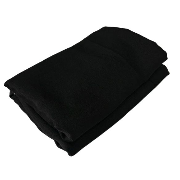 Final de Peça Crepe Patou Preto Mescla - 2,20 m - REF • 2682 •