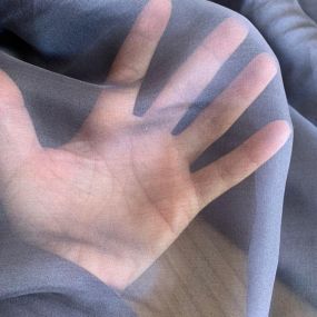 Tecido Palha De Seda Liso Azul Marinho • Conexão Tecidos 2