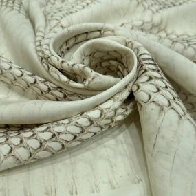 Tecido Cetim de Seda Estampado Snake Skin 2