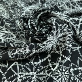Tecido Cetim de Seda Estampado Atomic • Conexão Tecidos 2