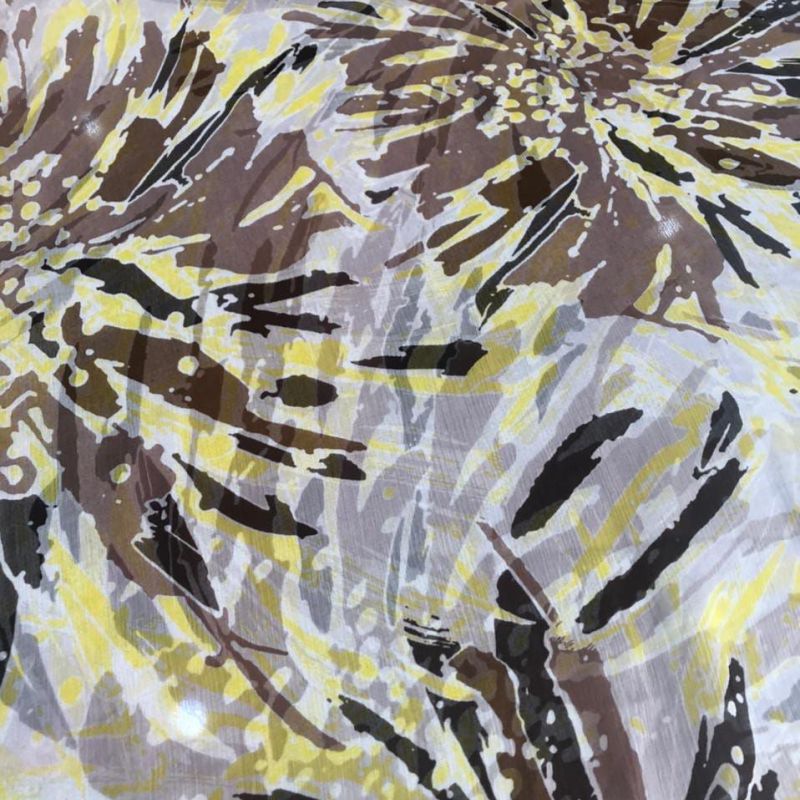 Tecido Chiffon De Seda Estampado Cmn • Conexão Tecidos