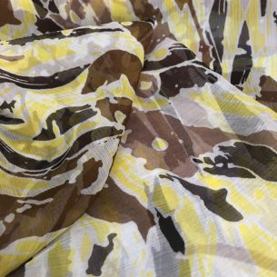 Tecido Chiffon De Seda Estampado Cmn • Conexão Tecidos